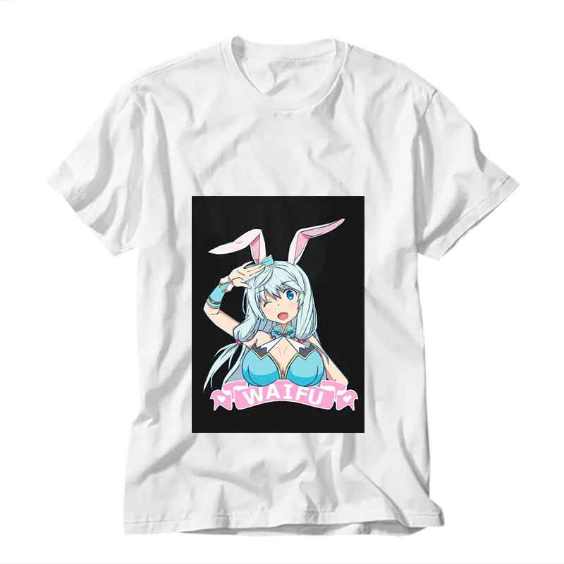 Японская манга, хлопковая Футболка с принтом для девочек, sugoi/senpai/waifu, мужская повседневная футболка с круглым вырезом и короткими рукавами, футболки для подростков - Цвет: txsugoi11