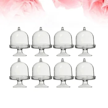 

12pcs Transparent Candy Box Case Chocolate Cheese Candies Storage Box Container for Party Wedding