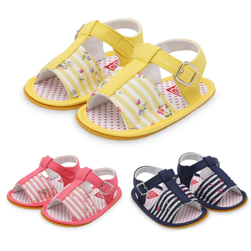 New Arrival Baby Girls Shoes Princess Dots Flowers Soft Cotton Newborn Toddler Crib Shoes Infant Sole Anti-Slip First Walker Dark Pink, 13-18months/_13cm