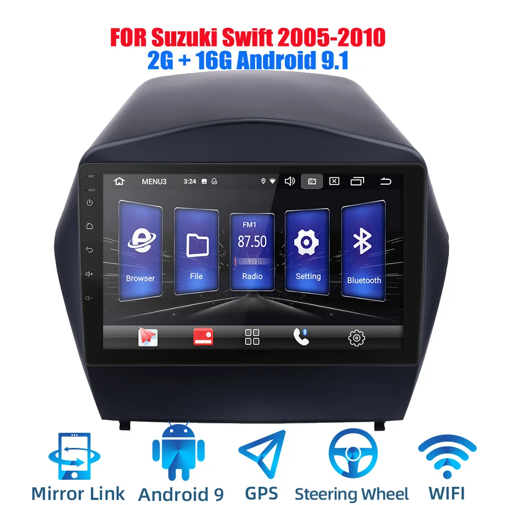 Android 9.0 2din Android 9,0 Ouad Core PX6 Автомагнитола стерео для hyundai IX35 2009- gps Navi Аудио Видео плеер Wifi BT HDMI DAB - Цвет: Android 9.0