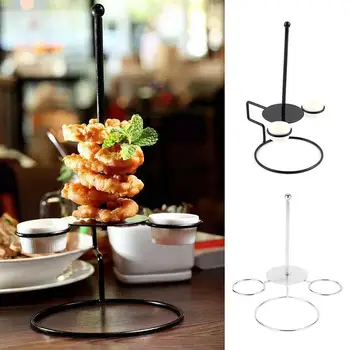 

Food Donuts Onion Brick With Spring Chicken Stand Onion Ring Tower And 2 Fader Clips, Stainless Steel Food Stand