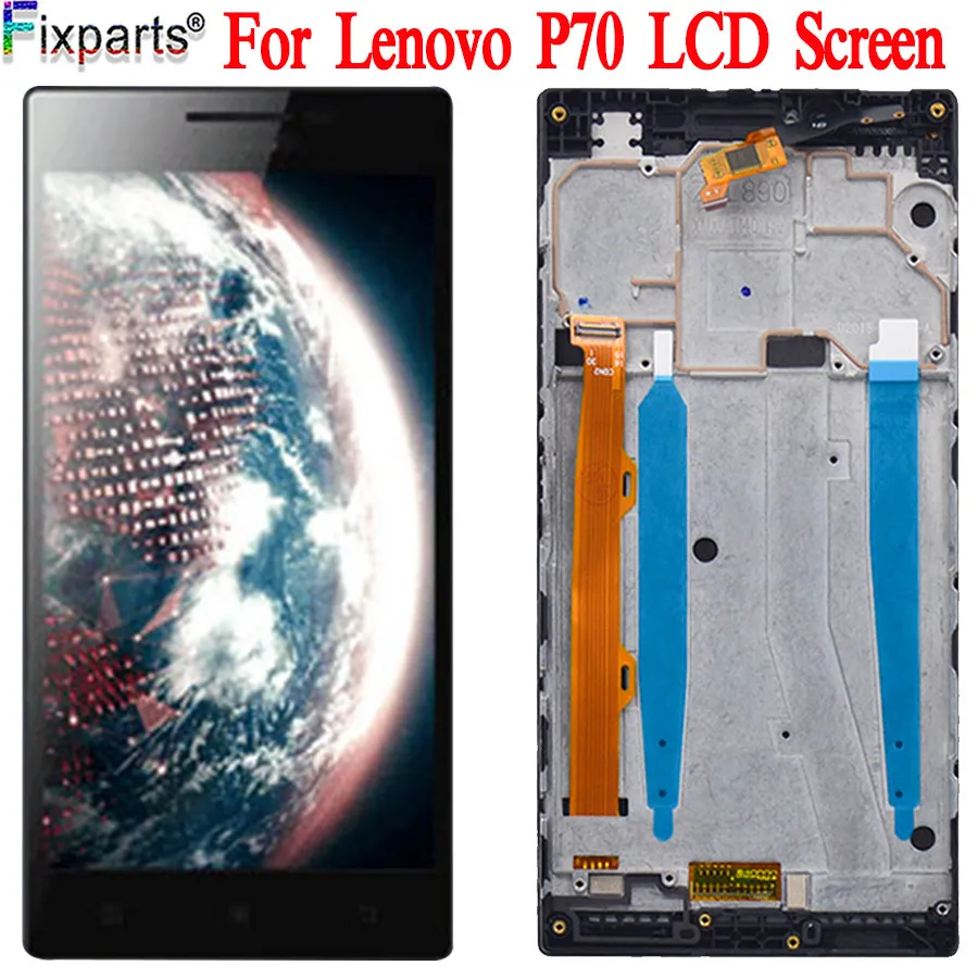 Протестировано для Lenovo P70 ЖК-дисплей сенсорный экран дигитайзер сборки P70-A P70-T