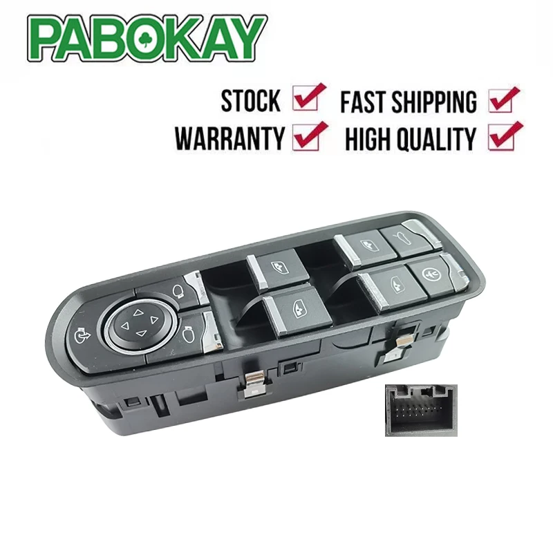

POWER WINDOW MASTER SWITCH FOR PORSCHE CAYMAN PANAMERA MACAN 7PP959858R DML