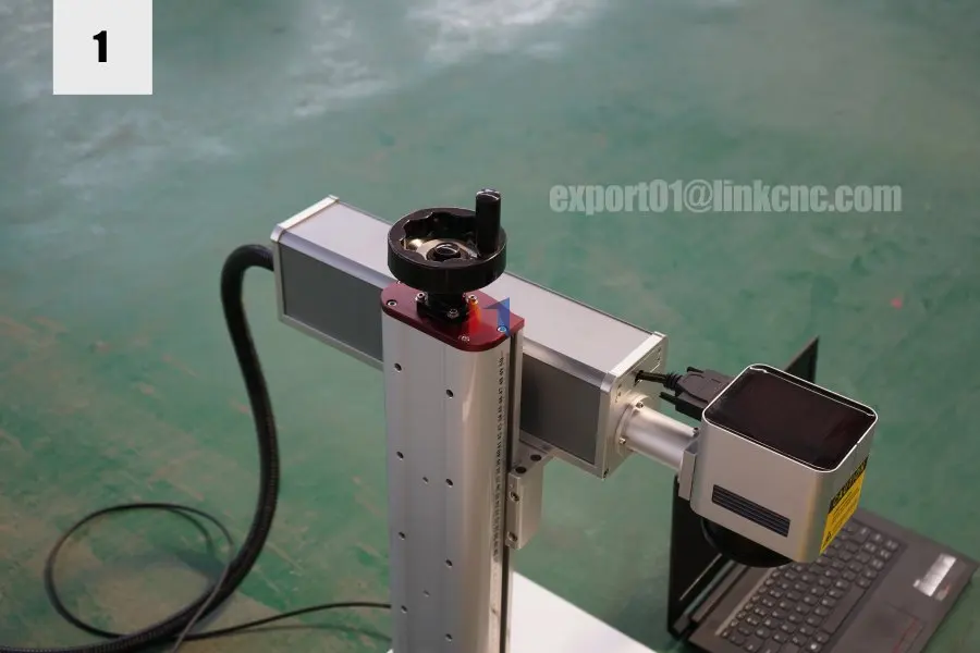 20W 30W JPT Mopa fiber color laser marking machine for stainless steel / color fiber laser marker