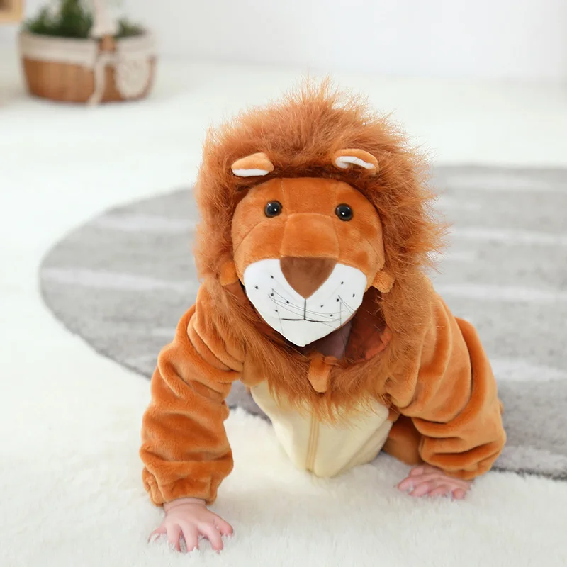 sexy cosplay Umorden Animal King Lion Kigurumi Costume Baby Boys Infant Toddler Winter Pajamas Jumpsuit Onesies Flannel Birthday Fancy Dress ladies halloween costumes