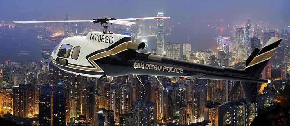 470 Размер AS350 RC вертолет стекловолокно фюзеляж в масштабе модель комплект версия