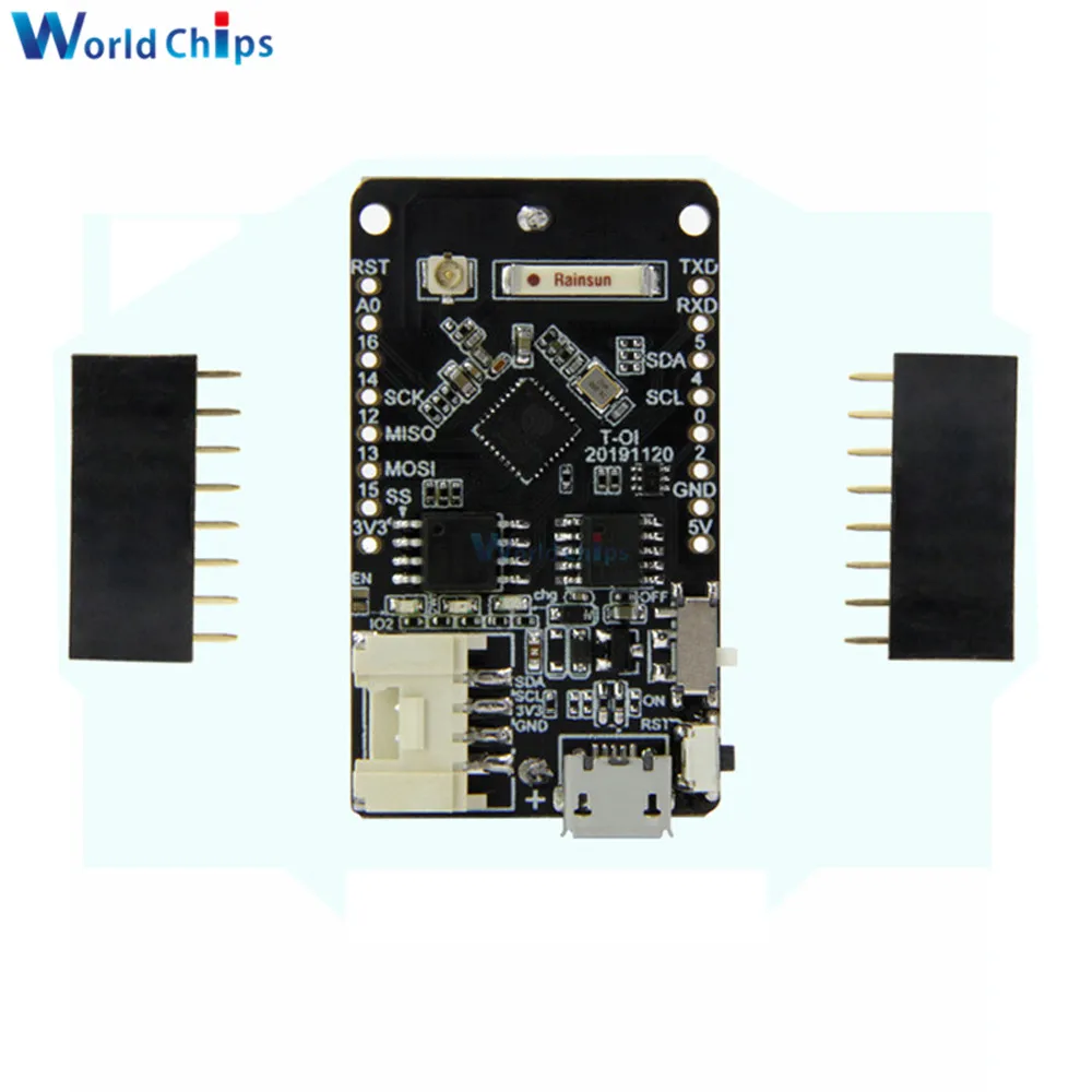 ESP8266 WIFI макетная плата с микро USB 16340 держатель заряда батареи совместимый мини D1