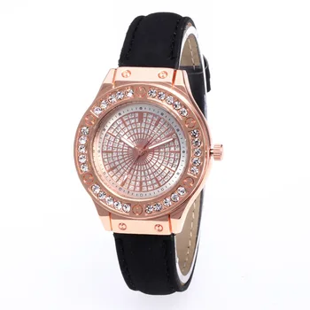 

selling cross-border special for Joom women's watch leisure white diamond disc belt quartz watch factory direct selling