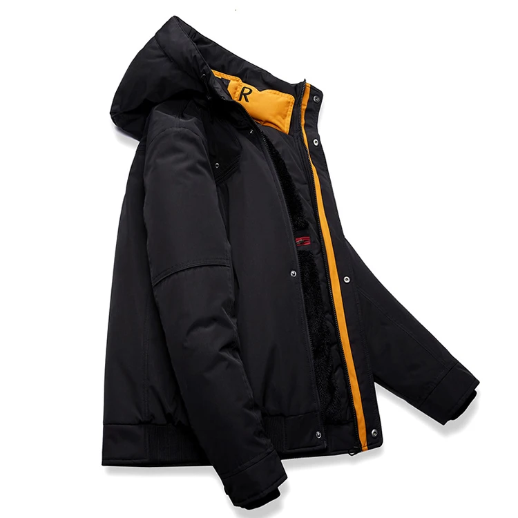Новинка, зимние мужские куртки из плотного флиса с капюшоном, мужские пальто, повседневная мужская верхняя одежда, брендовая одежда, Европейский Размер 4XL, SA768