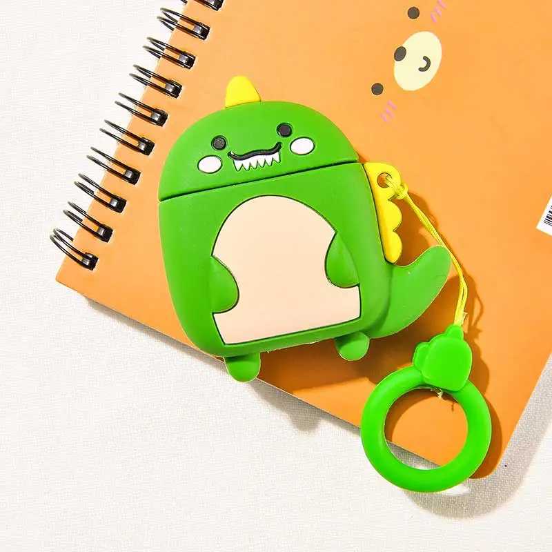 

3D Dinosaur Cases For Original Apple Airpods 1 2 Earphone Case Airpods Cover For Apple Airpods 1 Air Pods 2 Watermelon Shell