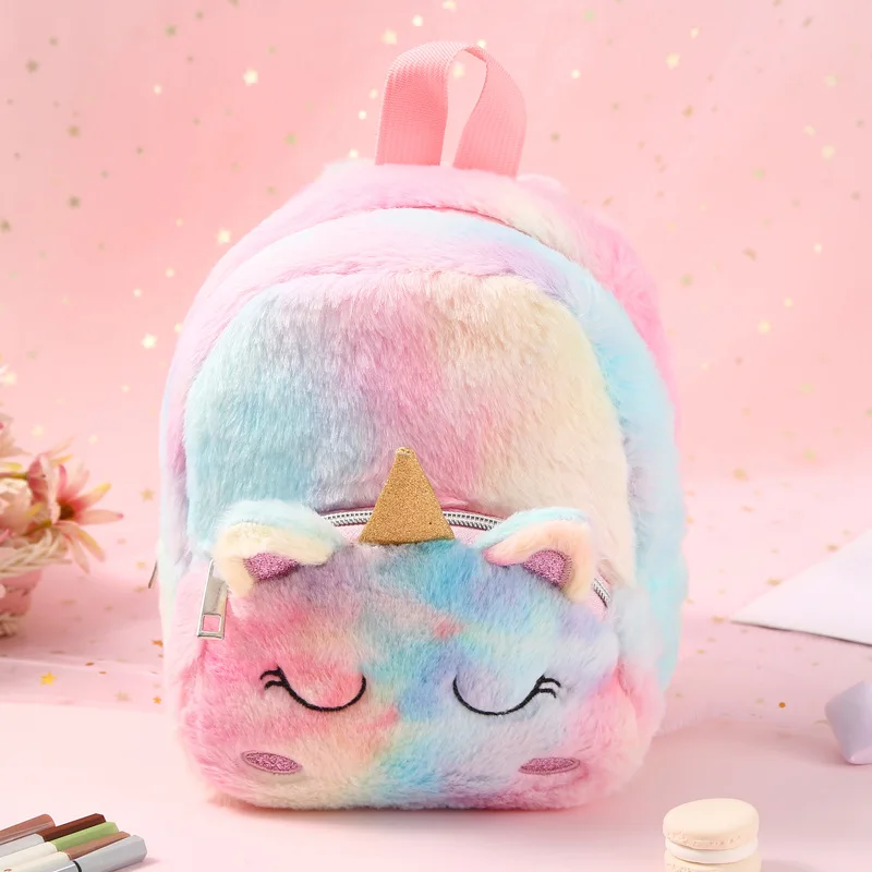 Mini Backpack Unicorn School-Bags Baby-Girls Kids Purse Mochilas Toddler Cartoon