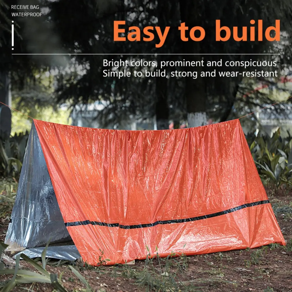 2 Person Emergency Shelter Waterproof Thermal Blanket Bivy Sack Tent