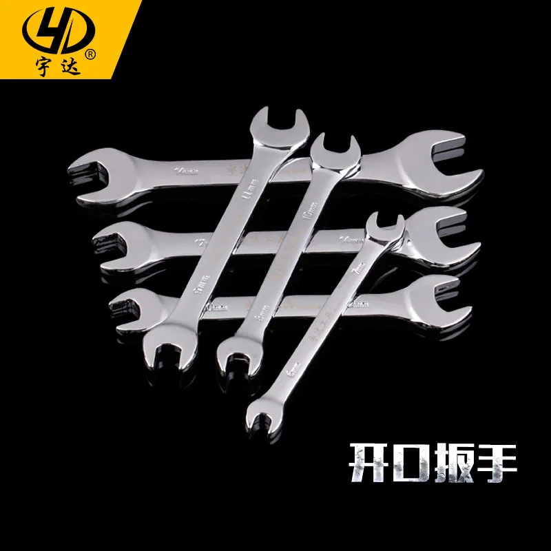 От производителя 45# стальной открытый гаечный ключ аппаратные средства двуглавый руководство мульти-Спецификация комбинированный гаечный ключ оборудование