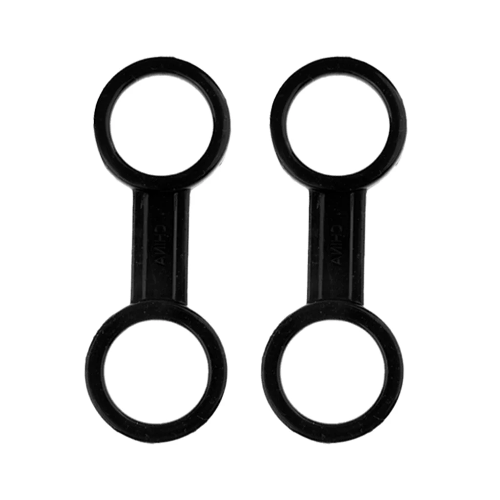 2 Pieces Snorkel Keeper Double Loop Breathing Tube Buckle Clip for Scuba Diving & Snorkeling Accessories