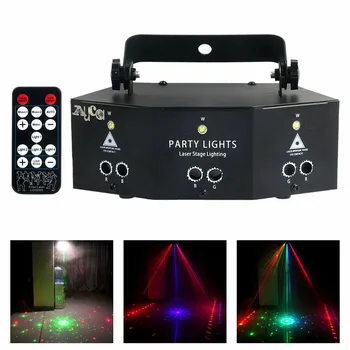 

Newest Dj Laser Light Disco Party Lighting Nine Eye Laser Strobe Light Laser Projector Lights Effect Lamp With Controller
