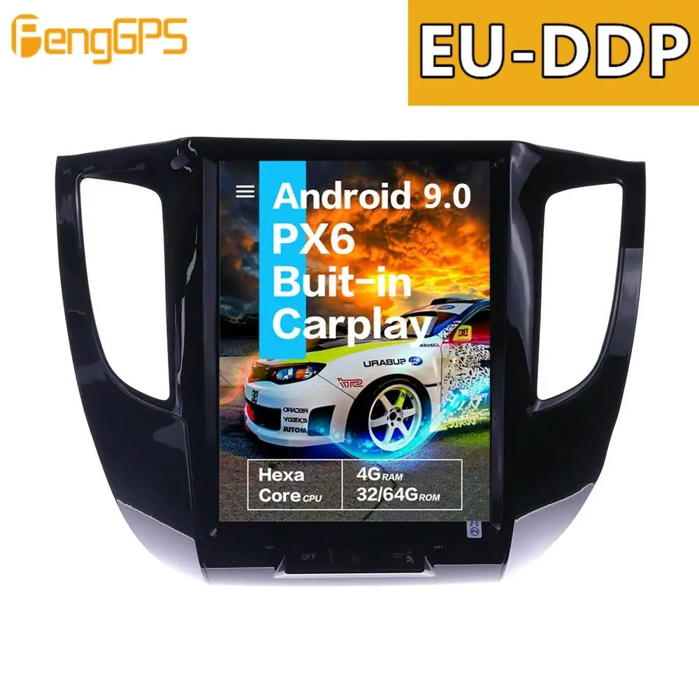 Экран Tesla Android PX6 для Mitsubishi Triton L200 2016-2019 автомобильный мультимедийный плеер