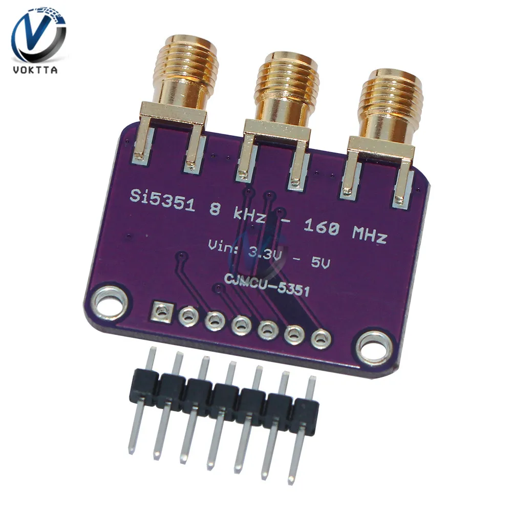 Плата настольного сигнала CJMCU 5351 Si5351A Si5351 для Arduino IDE I2C контроллер SMA разъем 3 В LDO