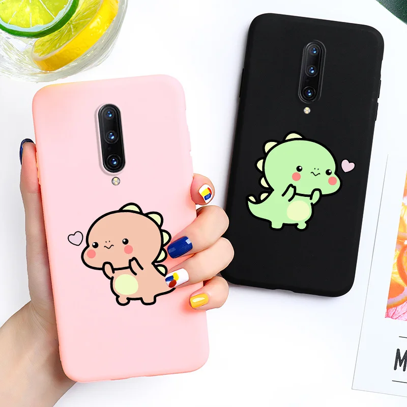 

3D DIY Painted Case For OnePlus 7 Pro Cases Soft Candy Color Silicone TPU Back Covers Coque On the for One Plus 7 Pro Bumper