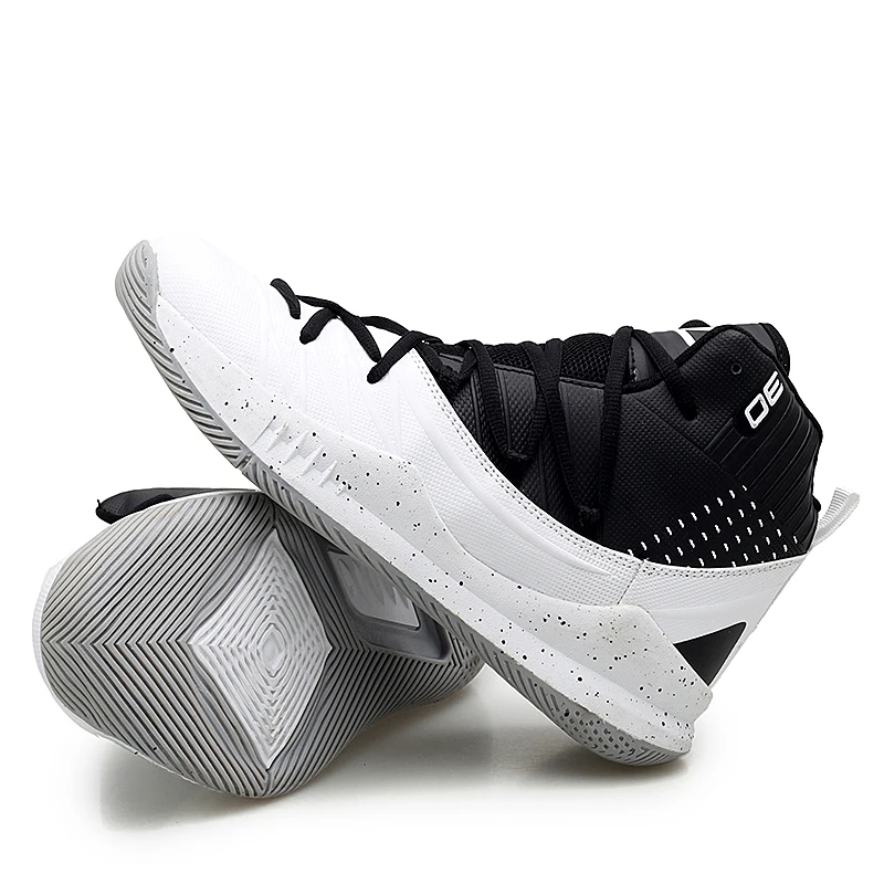 Новая мужская женская Баскетбольная обувь Lebron дышащие мужские Ботильоны Jordans Баскетбольная обувь Кроссовки zapatillas hombre Deportiva - Цвет: White Black