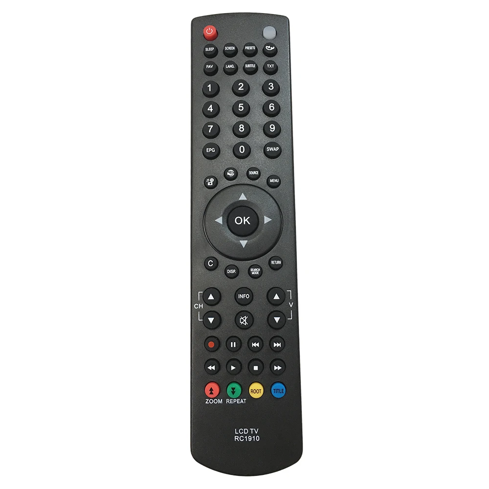 Пульт дистанционного управления RC1910 для Toshiba Sharp Celcus FINLUX LUXOR Polaroid Telefunken BUSH DIGIHOME LED TV