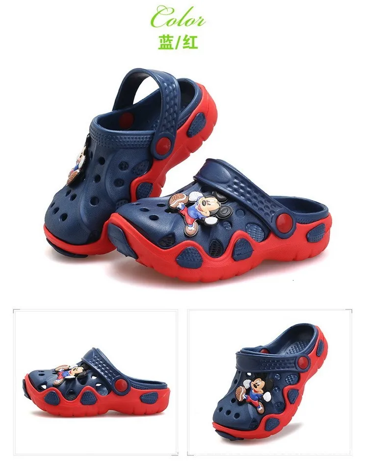 2021 New Fashion Children Garden Shoes Boys and Girls Cartoon Sandal Summer Slippers High Quality Kids Garden Baby Sandals extra wide fit children's shoes