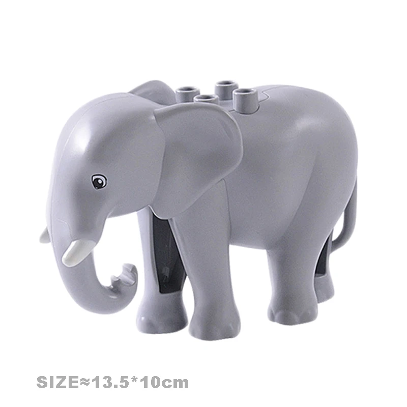 Large Farm Animal Building Block Set - Educational Assembly Toys