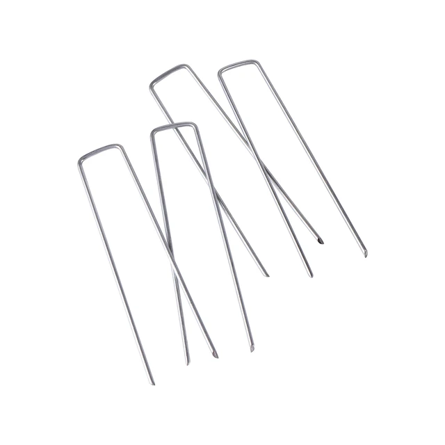 4 db U-Tail Kerti Gyep Rögzítése Körömcsapok Háló U-Alakú Ponyva