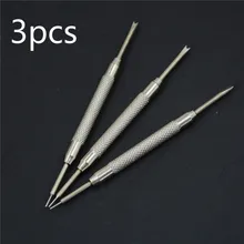 3 pçs pulseiras de relógio acessórios ferramentas reparo metal pulseira pulseiras abridor cinta substituir mola barra conexão pino removedor ferramenta
