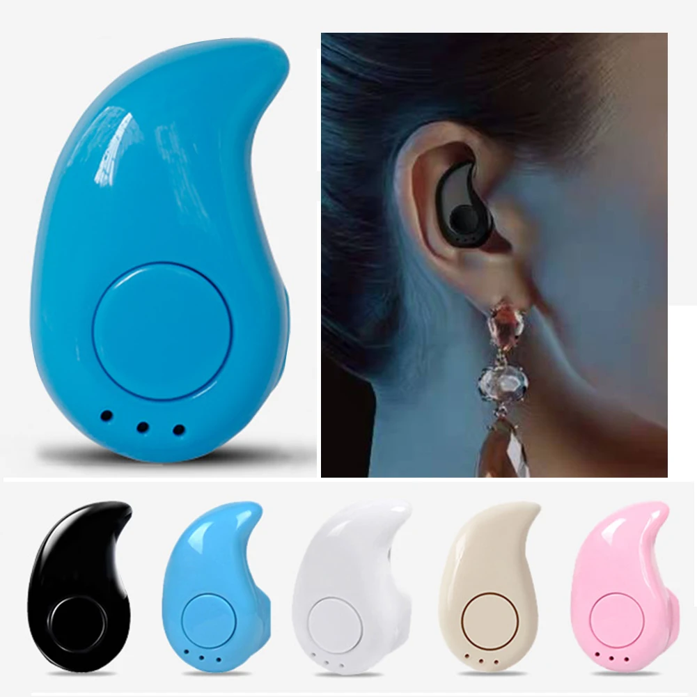 

Mini Wireless Bluetooth4.1 In-Ear Stereo Earset Earphone Earpiece 5 Colors Supports Two Mobile Phones Connected At The Same Time