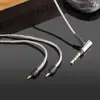 New!! Silver Plated Audio Cable with Remote mic For Sennheiser IE 40 PRO IE40PRO Headphones ► Photo 2/3