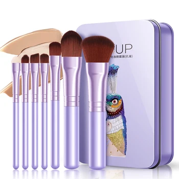 

7Pcs/Set Makeup Brushes Set Powder Eye Lip Foundation Eyeshadow Eyeliner Lip Brush Tool Cosmetic Tools Girl Gifts With Box