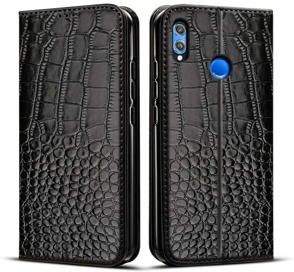 case for Huawei Honor 10 Lite Case flip Crocodile texture leather phone case For Huawei Honor 10 Lite cover +card slots Huawei dustproof case Cases For Huawei