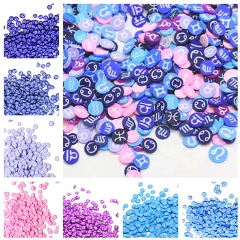 

100g Constellation Polymer Clay Accessories Character Soft Clay Sprinkles for Crafts DIY Slime Crystal Mud Filler Materials