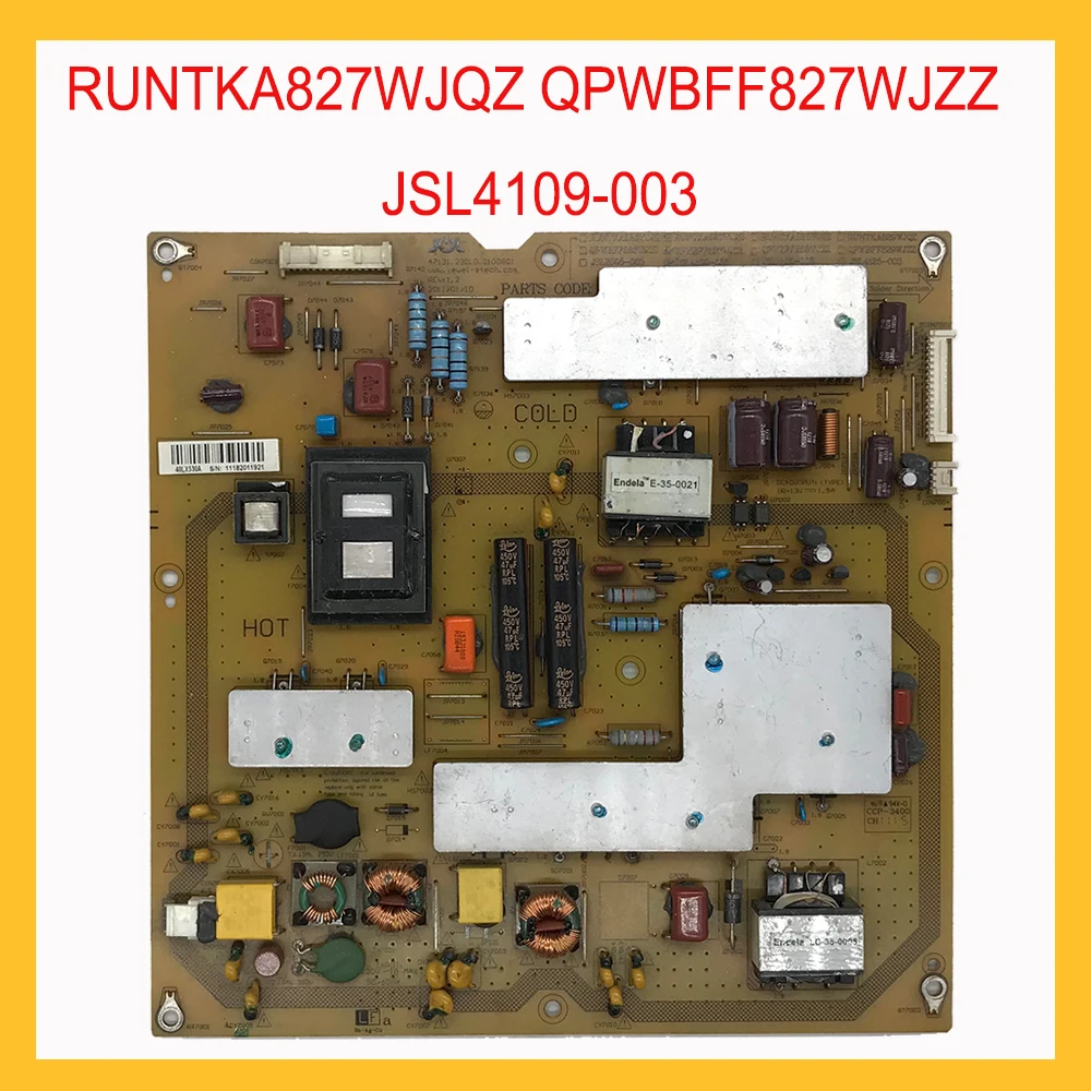RUNTKA827WJQZ QPWBFF827WJZZ JSL4109-003 источник питания для Sharp TV LCD-40LX530A. .. Пластина опорная плата