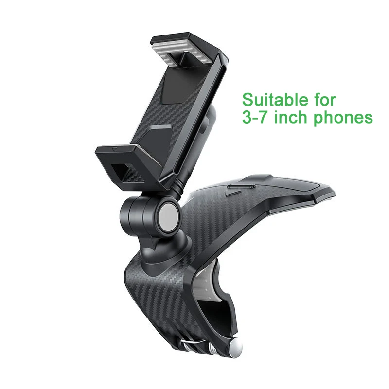 Car Cell Phone Support 1260 Degree Rotatable Dashboard Phone Number In The Car Phone Holder For 7 Inch Xiaomi Mobile Phone Stand wireless charging stand for iphone and apple watch Holders & Stands