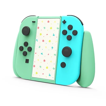 

iBen Hand Grip Grip Handle Charging Dock Station For NS Nintend Switch Joy-Con Charging Dock Charger Grip Animal Crossing