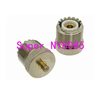 

10pcs Adapter converter UHF SO239 female jack to MCX male plug for RADIO Antenna