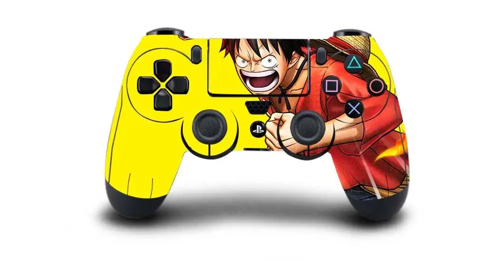 QBTM1477 1 шт. one piece Luffy PS4 наклейка для sony PS4 Playstation 4 для Dualshouck 4 игры PS4 контроллер наклейка s - Цвет: QBTM1477