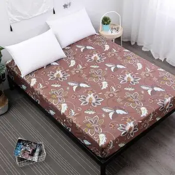 

Fitted Sheet With Elastic Band Deep 25cm Mattress Cover Bedding Linens Bed Sheets On Elastic Band Flamingos Bed sheet