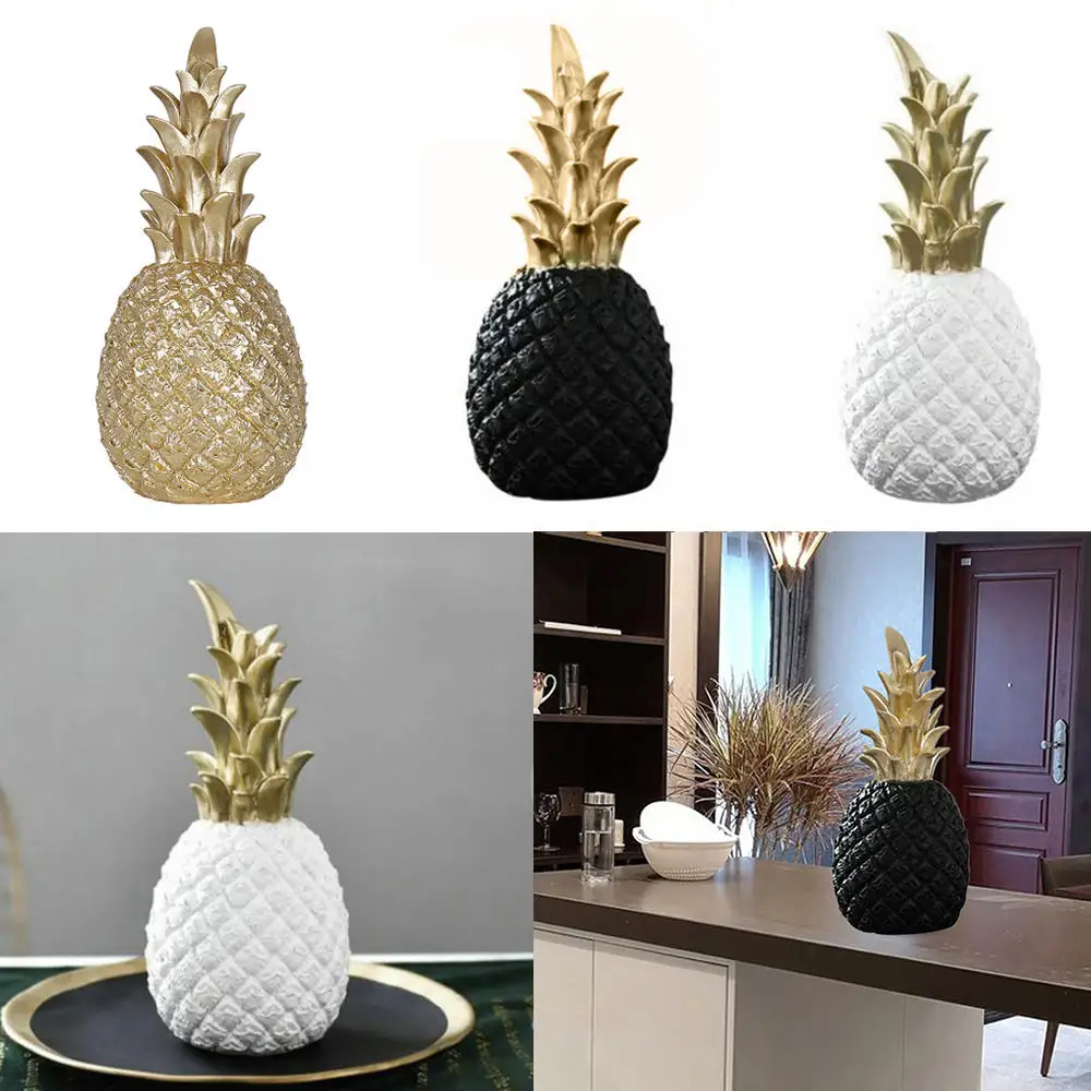 Керамические фигурки ананаса, миниатюрные изысканные украшения для дома, гостиной, крыльца