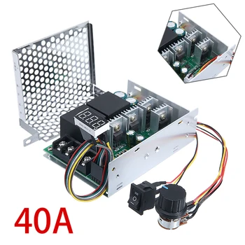 

1pc Digital Display 0-100% Adjustable DC 10-50V 60A PWM Motor Speed Controller+CW CCW Reversible Switch Regulator 12V 24V 36V