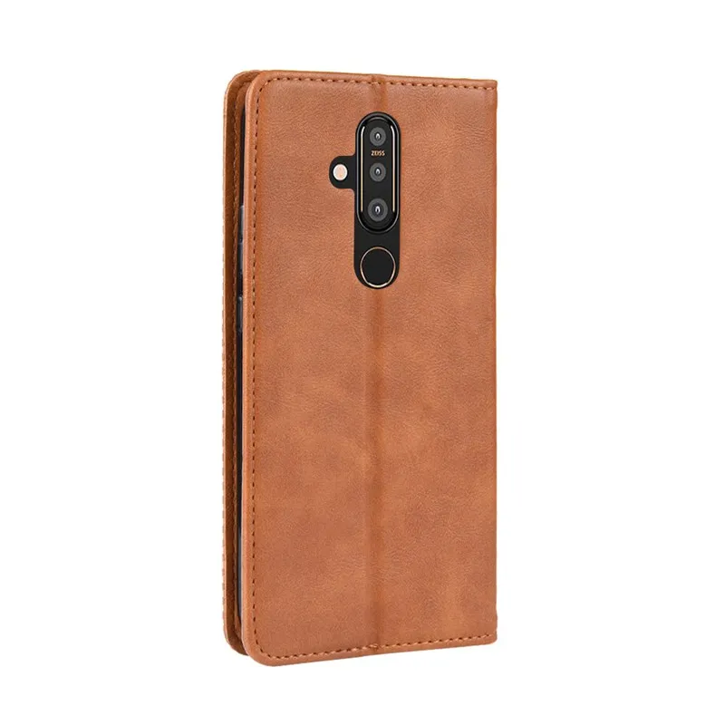 Чехол С Откидывающейся Крышкой для Nokia X71 9 Pureview чехол Магнитный коса из искусственной кожи чехол-бумажник чехол для Nokia 9 Pureview 8,1 плюс X71-сумка для мобильного телефона