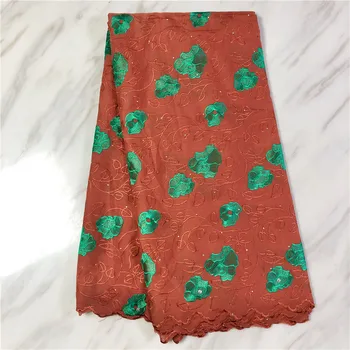 

Latest Cotton fabric African Nigerian Dry Lace Fabric 5YARDS/PC High Quality dubai fabric For Everyone Daily Cloths Sew 16L81110