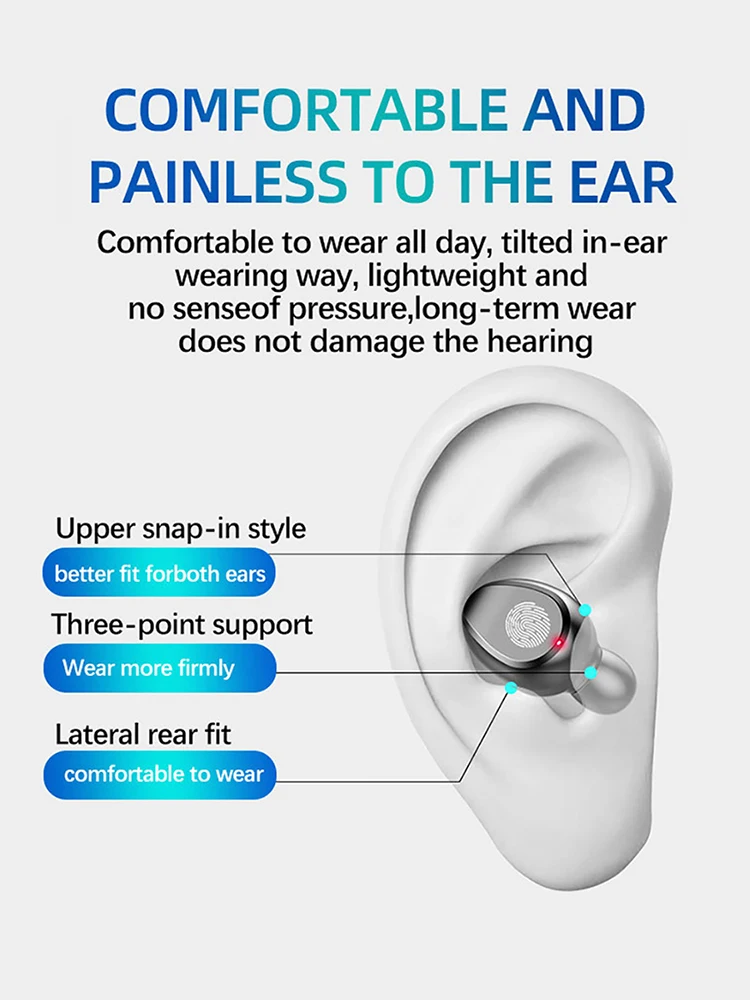 F9 TWS Bluetooth Headphone 5 0 Touch Control Wireless Headset LED Display Earphone Gaming Auriculares Support Dropshipping Vip