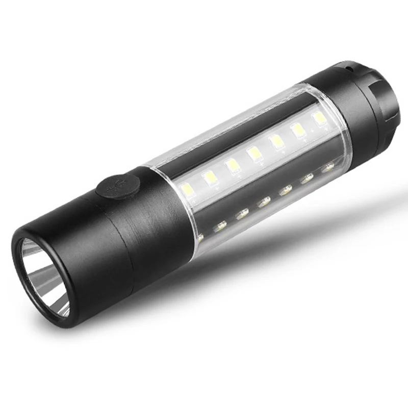 

LED Torch Outdoor Emergency Checking Flashlight USB Charging Work Light Multifunctional YS-BUY