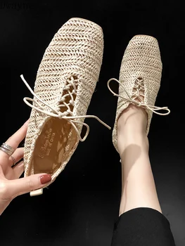 

Women's single shoes female 2019 spring wild women's shoes casual flat bottom belt net red British wind shoes summer