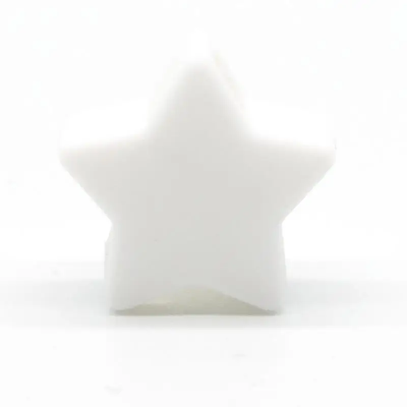Snow Stars GYLAXIDO 50 шт. Мини Сердце Корона Звезда Perle силиконовые бусины сделай своими ругами слингобусы бусины BPA свободные бусины для изготовления ювелирных изделий игрушка - Цвет: Snow Stars