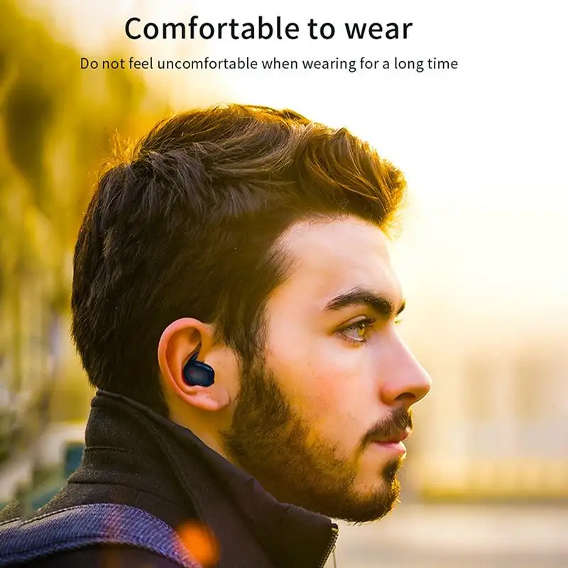 Y30 TWS Bluetooth Wireless Headphones Power Display Noise Reduction HD Call Stereo Earphones Touch Control Light Weight Earbuds
