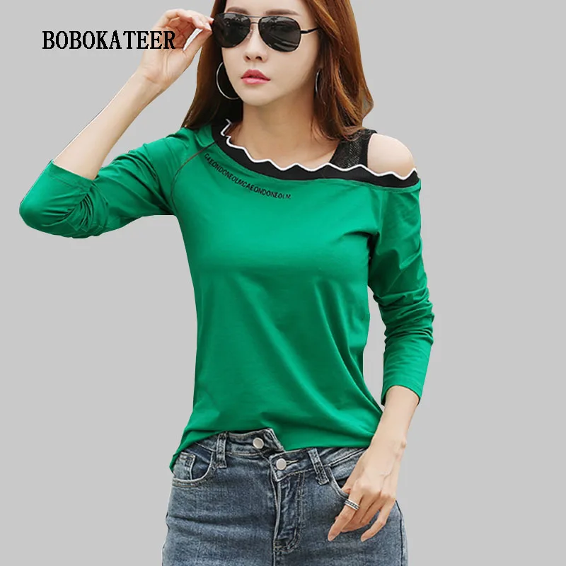 

BOBOKATEER blouse women blouses chemise femme embroidery blouse white shirt women clothes blusas mujer off shoulder top