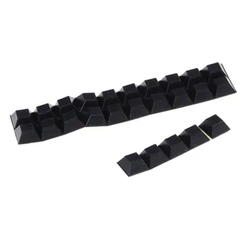 

20pcs/pack 12.7*12.7*6 mm Black Rubber Table Chair Furniture Feet Leg Pads Tile Floor Protectors